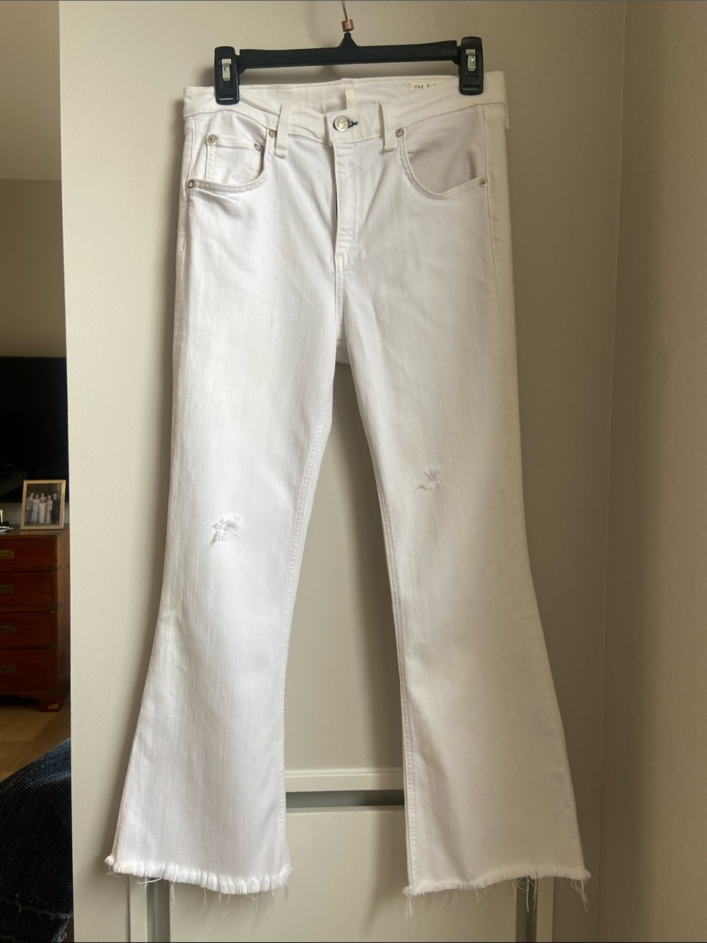 rag & bone White Denim Jeans